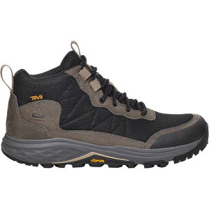 テバ メンズ スニーカー シューズ Ridgeview Mid Ripstop Hiking Shoe - Men's Grey/Black
