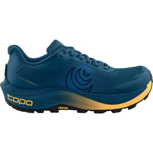 �g�|�A�X���`�b�N �����Y �V���[�Y �X�j�[�J�[ Topo Athletic MTN Racer 4 Trail Running Shoe - Men's Navy/Orange �l�C�r�[