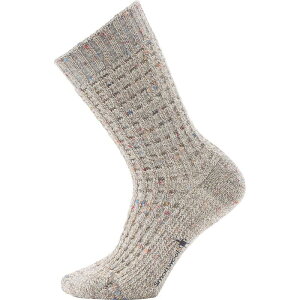 �X�}�[�g�E�[�� �����Y �A���_�[�E�F�A �C�� Smartwool Everyday Waffle Press Crew Sock Taupe/Natural Marl �}�[��