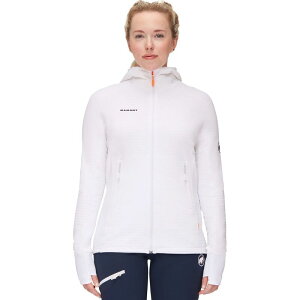 }[g fB[X gbvX TVc t[fbhWPbg WPbg Mammut Taiss Light ML Hooded Jacket - Women's White zCg
