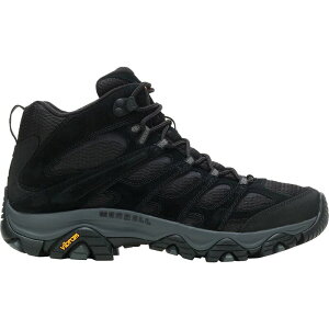 yz  Y u[cECu[c V[Y Moab 3 Mid Hiking Boot - Wide - Men's Black Night