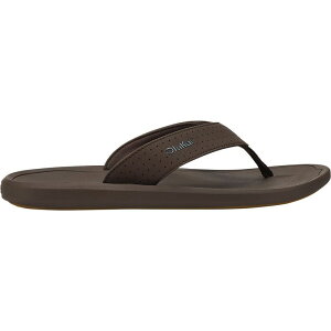 IJC Y V[Y T_ Olukai Ki'i Flip Flop - Men's Dark Java/Dark Java