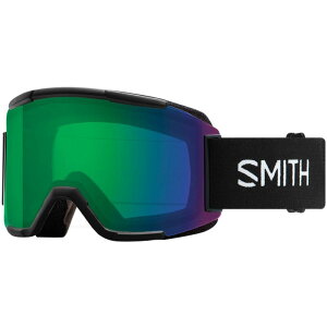 �X�~�X �����Y �A�N�Z�T���[ �T���O���X�E�A�C�E�F�A Smith Squad Goggles Black/ChromaPop Everyday Green Mirror �u���b�N