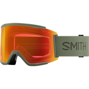 �X�~�X �����Y �A�N�Z�T���[ �T���O���X�E�A�C�E�F�A Smith Squad XL ChromaPop Goggles Fatigue Green/ChrPop Evryday Red/ChrPop Strm Yel ���b�h