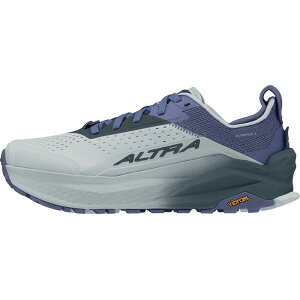 �A���g�� ���f�B�[�X �V���[�Y �X�j�[�J�[ Altra Olympus 6 Trail Running Shoe - Women's Gray/Blue �O���[