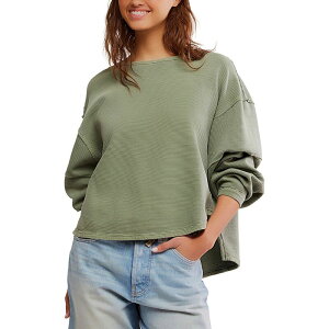 �t���[�s�[�v�� ���f�B�[�X �g�b�v�X T�V���c Free People Total Eclipse T-Shirt - Women's Oil Green �O���[��