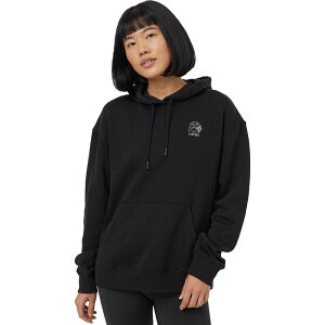 �e���c���[ ���f�B�[�X �A�E�^�[ �p�[�J�[�E�X�E�F�b�g �p�[�J�[ Tentree Scenic Arch Hoodie - Women's Meteorite Black/Vintage White �z���C�g