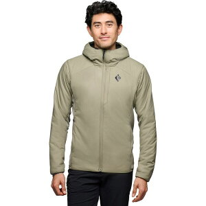 ubN_Ch Y AE^[ WPbgEu] t[fbhWPbg WPbg Black Diamond First Light Hybrid Hooded Jacket - Men's Pine Smoke X[N