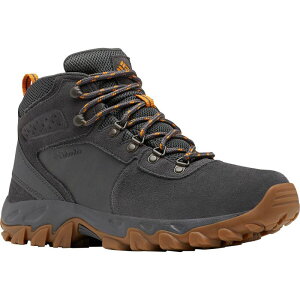 RrA Y V[Y u[cECu[c vXTCY XG[h u[c Columbia Newton Ridge Plus II Suede WP Hiking Boot - Men's Dark Grey/Gold Amber2 O[