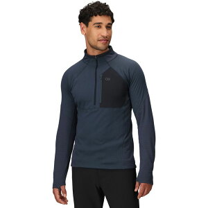 �A�E�g�h�A���T�[�` �����Y �A�E�^�[ �W���P�b�g�E�u���]�� �t���[�X �W���P�b�g Outdoor Research Deviator Fleece 1/2-Zip Jacket - Men's Atlantic