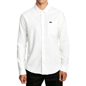 ���[�J �����Y �g�b�v�X �V���c ���� RVCA That'll Do Stretch Long-Sleeve Shirt - Men's White3