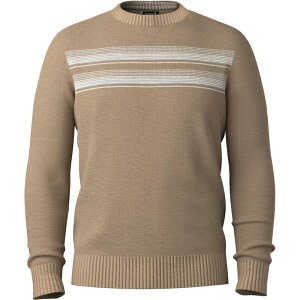 �X�}�[�g�E�[�� �����Y �A�E�^�[ �j�b�g�E�Z�[�^�[ �Z�[�^�[ Smartwool Sparwood Stripe Crew Sweater - Men's Toasted Coconut/Light Gray �O���[