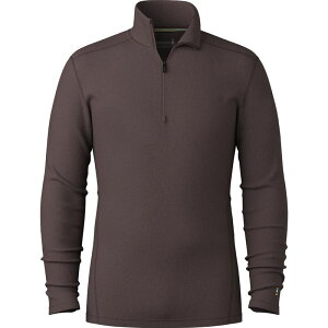 �X�}�[�g�E�[�� �����Y �g�b�v�X T�V���c Smartwool Classic Thermal Merino 1/4-Zip Base Layer - Men's Mink Heather �w�U�[