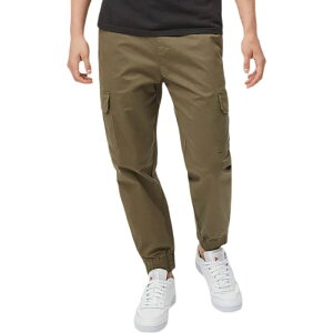 �e���c���[ �����Y �{�g���X �J�W���A���p���c Tentree Stretch Twill Cargo Pull On Jogger - Men's Olive Night Green �O���[��