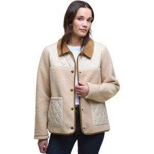 �o�u�A�[ ���f�B�[�X �A�E�^�[ �W���P�b�g�E�u���]�� �t���[�X �W���P�b�g Barbour Laurel Fleece Jacket - Women's Natural/Blanc
