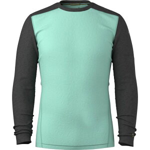 �X�}�[�g�E�[�� �����Y �g�b�v�X T�V���c Smartwool Merino 250 Baselayer Crew - Men's Pacific Blue/Charcoal �`���R�[��
