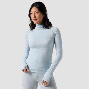 �o�b�N�J���g���[ ���f�B�[�X �g�b�v�X T�V���c Backcountry Pines Microgrid Ultra-Lt Baselayer Balaclava Top - Women's Skyride