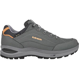 ���A ���f�B�[�X �V���[�Y �X�j�[�J�[ Lowa Renegade Evo GTX Lo Wide Hiking Shoe - Women's Graphite/Apricot �O���t�@�C�g
