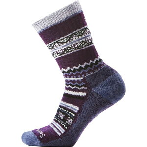 �X�}�[�g�E�[�� �����Y �A���_�[�E�F�A �C�� �Z�[�^�[ Smartwool Everyday Snowed In Sweater Crew Sock Chalk Violet �`���[�N