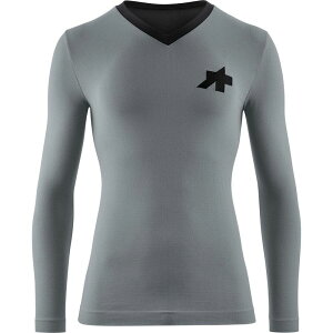 �A�\�X �����Y �g�b�v�X T�V���c ���� Assos TACTICA Long-Sleeve Tech T-Shirt T5 - Men's Fanatic Silver �V���o�[