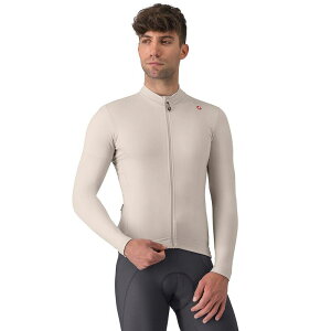 �J�X�e�� �����Y �g�b�v�X T�V���c �W���[�W�[ Castelli Espresso Thermal Jersey - Men's Clay/Dark Gray �O���[