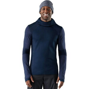 �X�}�[�g�E�[�� �����Y �g�b�v�X T�V���c �j�b�g �p�[�J�[ Smartwool Intraknit Thermal Merino Base Layer Hoodie - Men's Deep Navy/Nightfall Blue �l�C�r�[