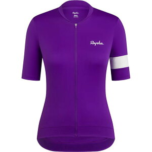 ���t�@ ���f�B�[�X �g�b�v�X �V���c �W���[�W�[ Rapha Core Jersey - Women's Ultraviolet/White �z���C�g