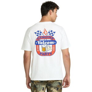 �{���R�� �����Y �g�b�v�X T�V���c Volcom Fifth Gear T-Shirt - Men's White �z���C�g