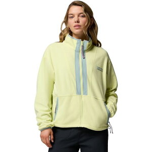 RrA fB[X AE^[ WPbgEu] t[X WPbg Columbia Backbowl II Full-Zip Fleece Jacket - Women's Citron Haze/Crushed Blue u[