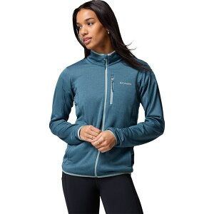 RrA fB[X AE^[ WPbgEu] t[X WPbg Columbia Essential Hike Grid Fleece Full-Zip Jacket - Women's Everblue/Crushed Blue u[