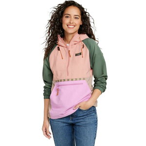 �G���G���r�[�� ���f�B�[�X �A�E�^�[ �W���P�b�g�E�u���]�� L.L.Bean Mountain Classic Multi Color Regular Anorak - Women's Adobe Rose/Crocus �}���`�J���[