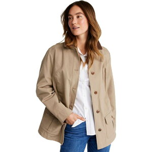�G���G���r�[�� ���f�B�[�X �A�E�^�[ �W���P�b�g�E�u���]�� �R�[�g L.L.Bean Adirondack Barn Flannel Lined Regular Coat - Women's Dark Khaki �J�[�L