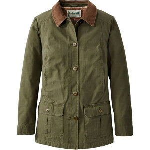 �G���G���r�[�� ���f�B�[�X �A�E�^�[ �W���P�b�g�E�u���]�� �R�[�g L.L.Bean Adirondack Barn Flannel Lined Regular Coat - Women's Loden