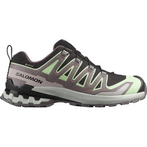 �T������ ���f�B�[�X �V���[�Y �X�j�[�J�[ Salomon XA Pro 3D V9 GORE-TEX Trail Running Shoe - Women's Black/Patina Green/Gray Violet �u���b�N