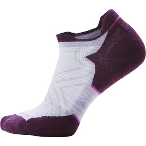 �X�}�[�g�E�[�� ���f�B�[�X �A���_�[�E�F�A �C�� �A���N�� Smartwool Run Targeted Cushion Low Ankle Sock - Women's Purple/White �z���C�g