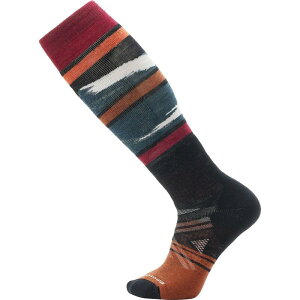 �X�}�[�g�E�[�� �����Y �A���_�[�E�F�A �C�� Smartwool Ski Full Cushion Midnight Ski Pattern OTC Sock Black �u���b�N