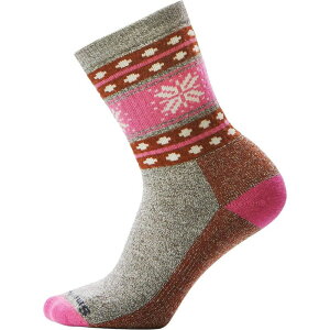 �X�}�[�g�E�[�� �����Y �A���_�[�E�F�A �C�� Smartwool Everyday Snowflake Dream Crew Sock Taupe/Natural Marl �}�[��