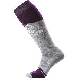 �X�}�[�g�E�[�� ���f�B�[�X �A���_�[�E�F�A �C�� Smartwool Snowboard Targeted Cushion Valley Sunset OTC Sock - Women's Light Gray �O���[
