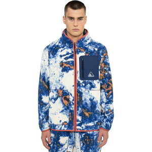 yz A}_ Y WPbgEu] AE^[ Ledger Fleece Jacket Acid House/Navy