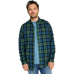 �G���G���r�[�� �����Y �g�b�v�X �V���c L.L.Bean Long Sleeve Scotch Plaid Regualr Flannel Shirt - Men's Graham of Menteith �`�F�b�N