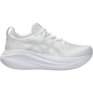 AVbNX fB[X V[Y Xj[J[ Asics Gel-Nimbus 27 Running Shoe - Women's White/Glacier Grey zCg