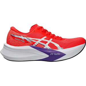 AVbNX fB[X V[Y Xj[J[ Asics Magic Speed 4 Running Shoe - Women's Flash Red/White zCg