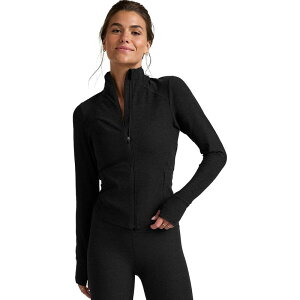 �r�����h���K ���f�B�[�X �g�b�v�X T�V���c �W���P�b�g Beyond Yoga Spacedye Trails Active Jacket - Women's Darkest Night
