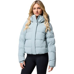 RrA fB[X AE^[ WPbgEu] t[fbhWPbg WPbg Columbia Amaze Puff Hooded Jacket - Women's Crushed Blue u[