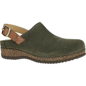 �_���X�R ���f�B�[�X �V���[�Y �X�j�[�J�[ Dansko Merrin Clog - Women's Olive Embossed Suede �I���[�u