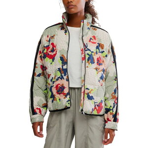 t[s[v fB[X AE^[ WPbgEu] vg WPbg FP Movement Pippa Packable Printed Jacket - Women's Cross Stitch Floral