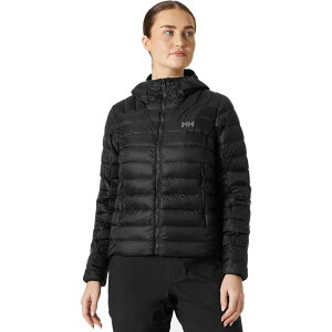 �w���[�n���Z�� ���f�B�[�X �A�E�^�[ �W���P�b�g�E�u���]�� �_�E�� �W���P�b�g Helly Hansen Verglas Hooded Down 2.0 Jacket - Women's Black �u���b�N