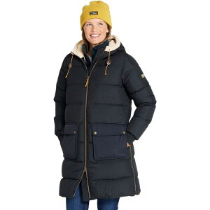 GGr[ fB[X AE^[ WPbgEu] R[g _E L.L.Bean Mountain Classic Sherpa-Lined Regular Down Coat - Women's Black ubN