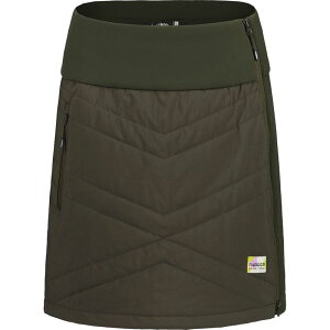 �}���[�� ���f�B�[�X �{�g���X �X�J�[�g Maloja HochfeilerM Ski Touring Puffer Skirt - Women's Alpine Woods