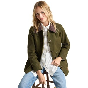 �y���h���g�� ���f�B�[�X �A�E�^�[ �W���P�b�g�E�u���]�� �R�[�f�����C �R�[�g Pendleton Judith Corduroy Collar Field Coat - Women's Dark Olive �I���[�u